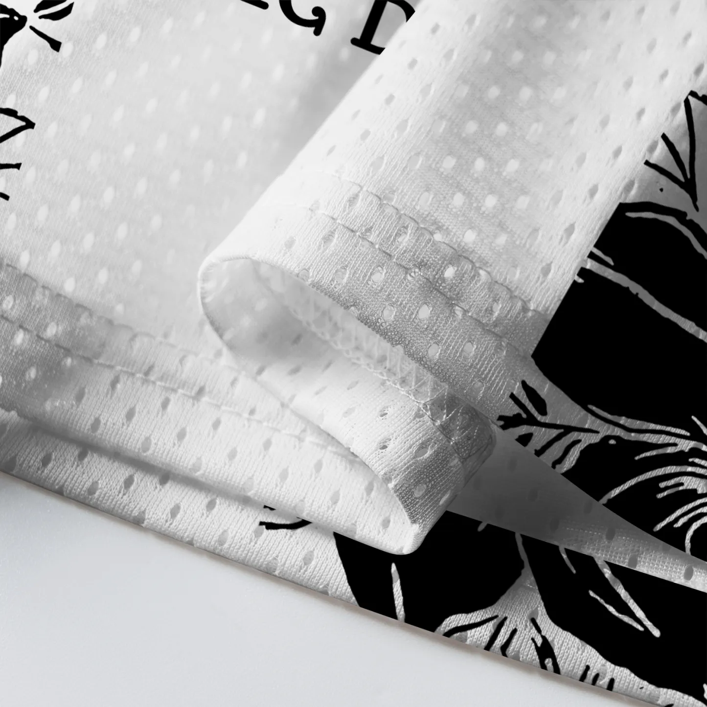 Tokyo-Tiger "Radical Decency" Floral Mesh Jersey