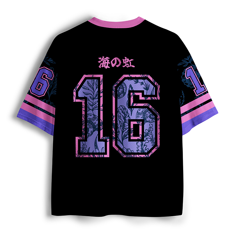 Tokyo-Tiger Neon Ocean Mesh Jersey