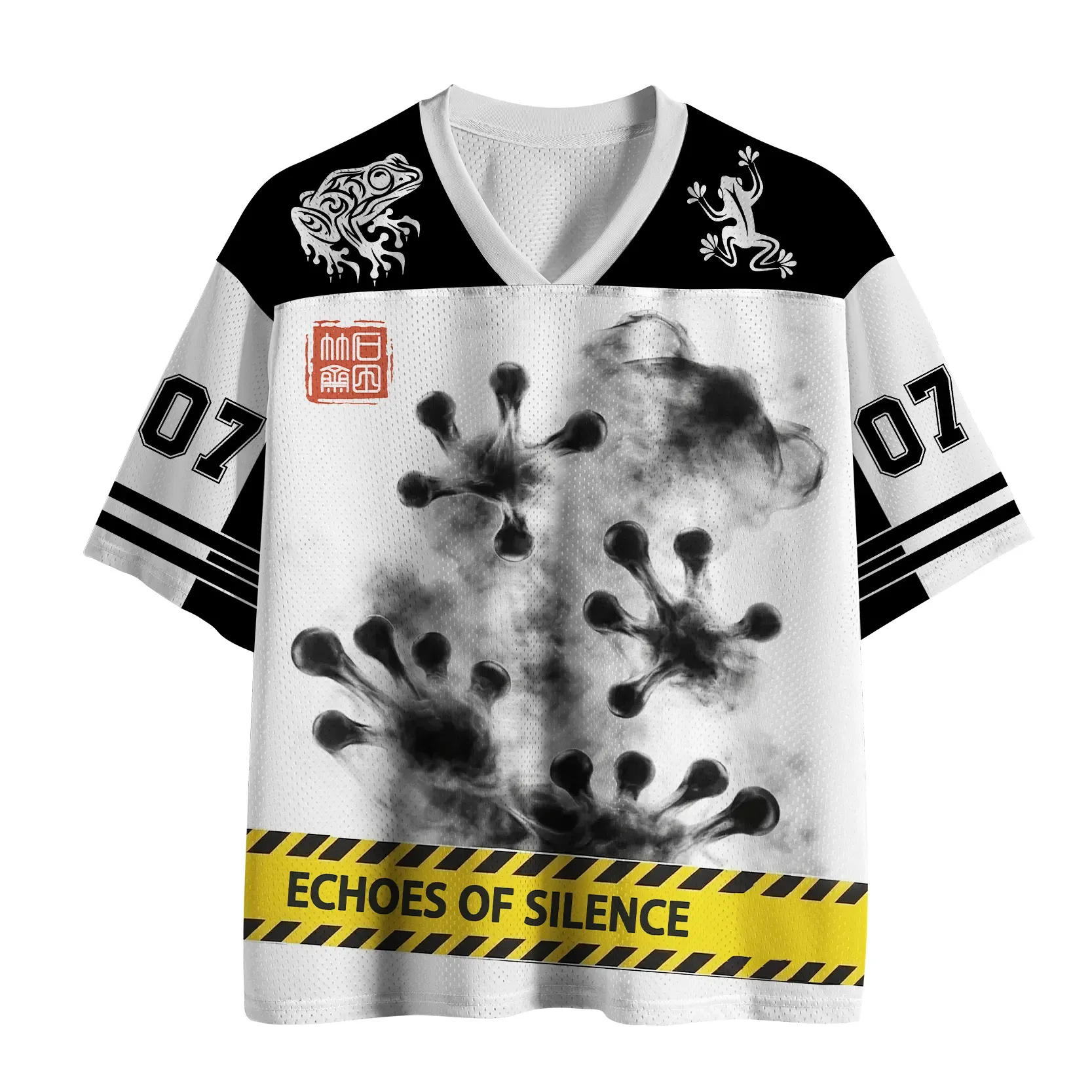 Tokyo-Tiger Ink Painting Frog Mesh Jersey