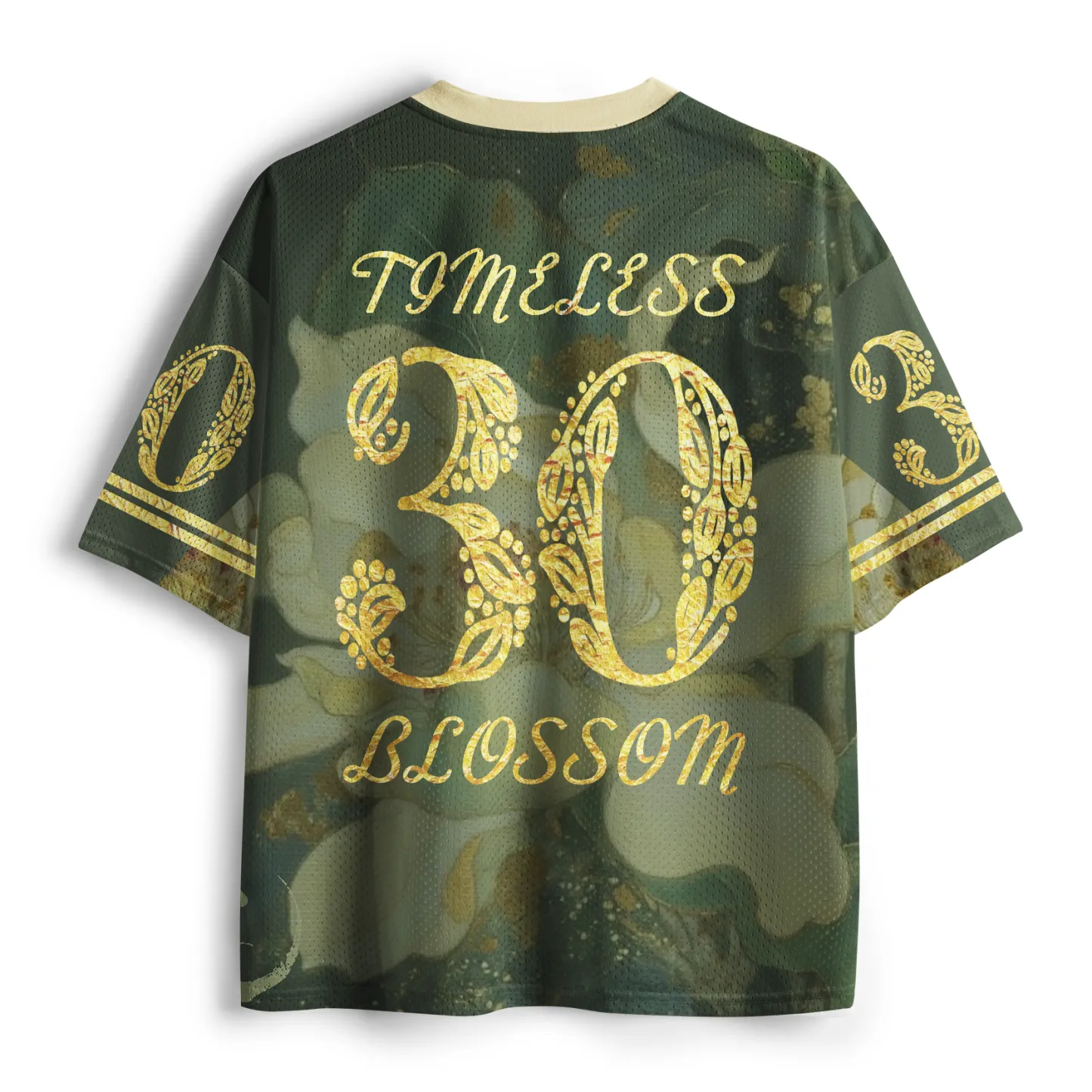 Tokyo-Tiger Timeless Blossom 30 Mesh Jersey