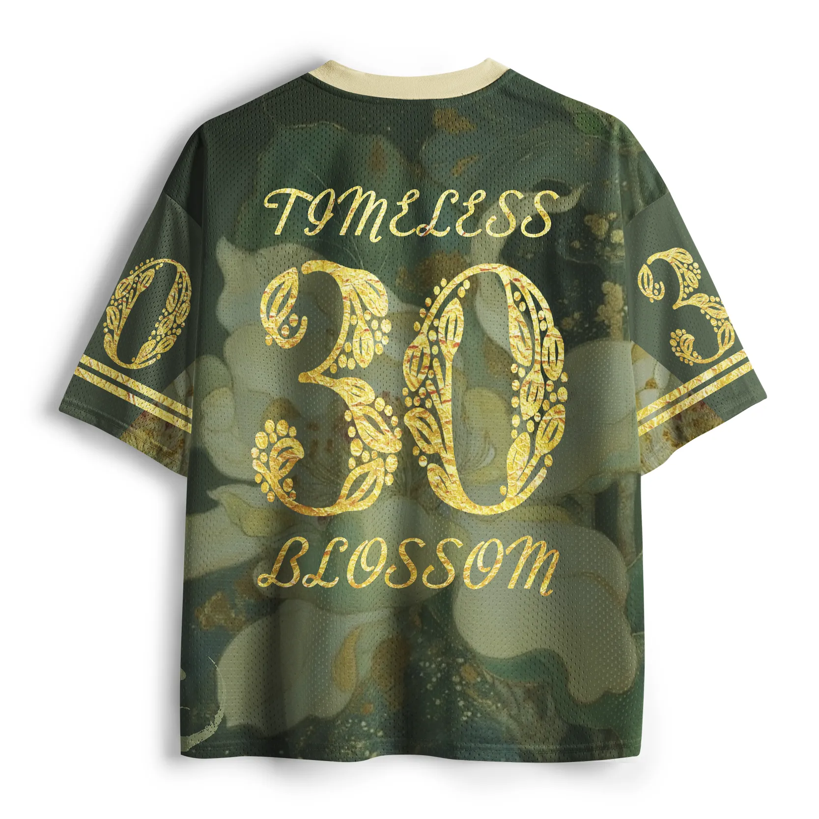 Tokyo-Tiger Timeless Blossom 30 Mesh Jersey