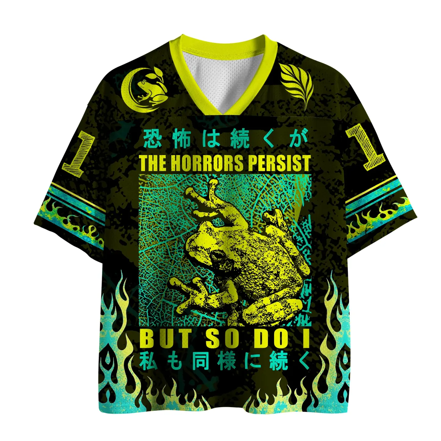 Tokyo-Tiger The Horrors Persist Frog Mesh Jersey