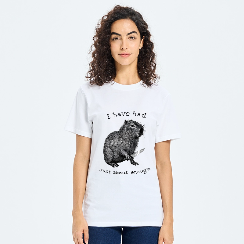 Tokyo-Tiger Capybara With A Knife Classic T-Shirt