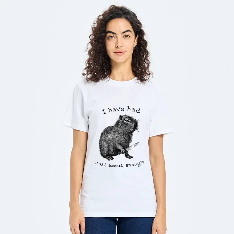Tokyo-Tiger Capybara With A Knife Classic T-Shirt