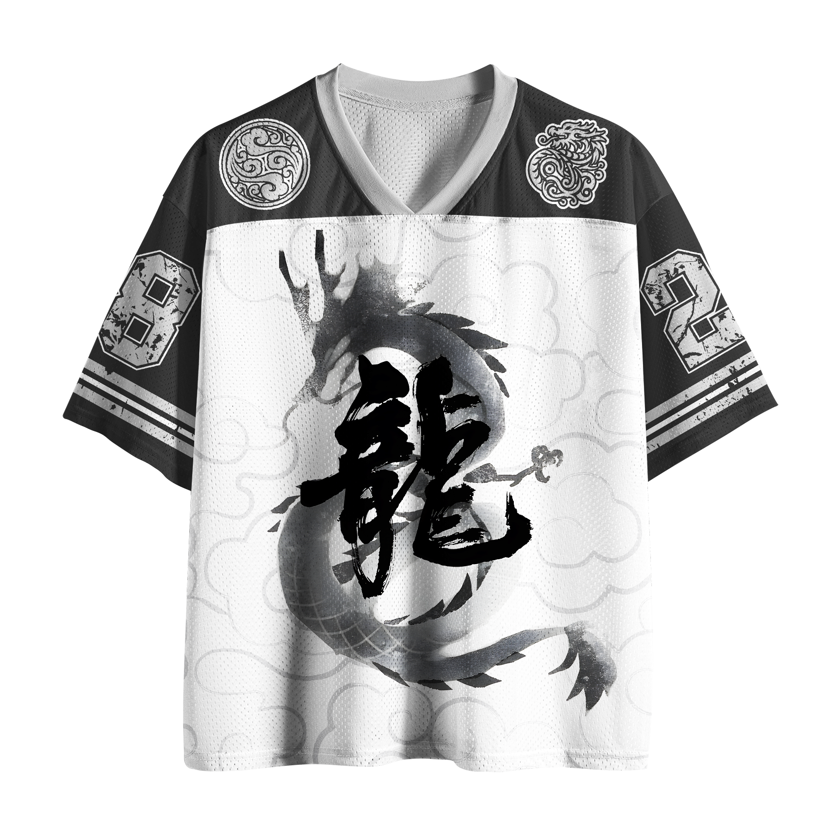 Tokyo-Tiger The Ink-Wash Dragon Mesh Jersey