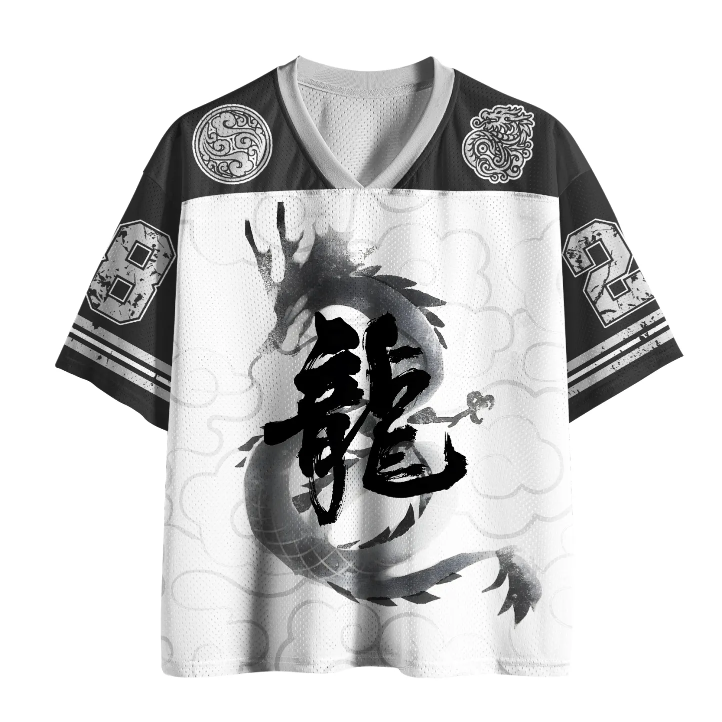 Tokyo-Tiger The Ink-Wash Dragon Mesh Jersey