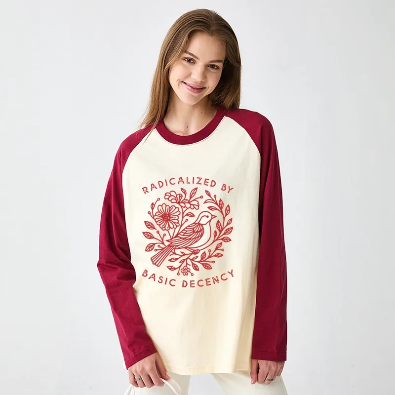 Tokyo-Tiger Pigeon That Was Moved Raglan Long Sleeve T-shirt