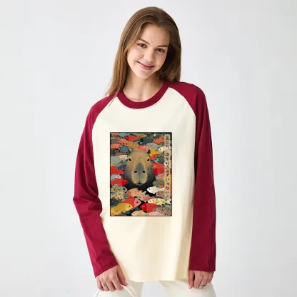 Tokyo-Tiger Am I Too Lovable? Raglan Long Sleeve T-shirt