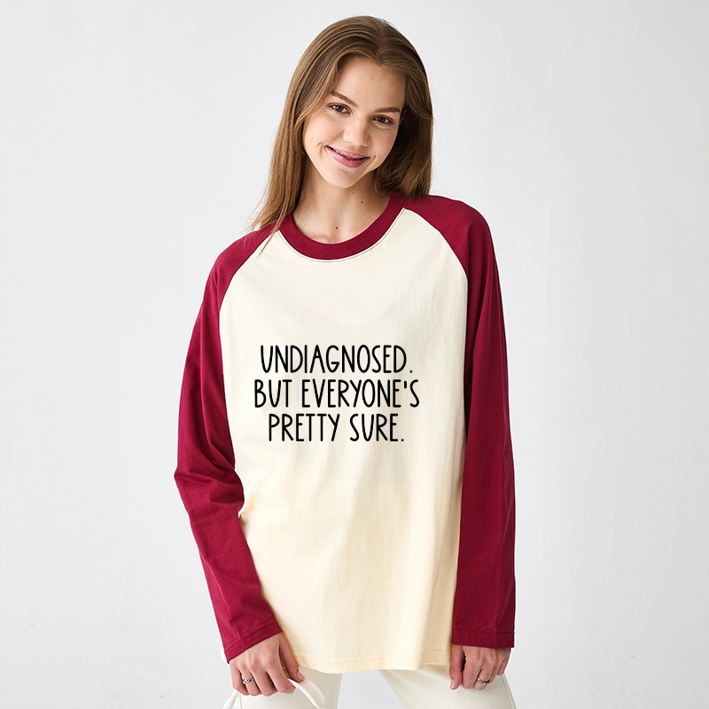 Tokyo-Tiger Self-diagnosed Illness Funny Raglan Long Sleeve T-shirt