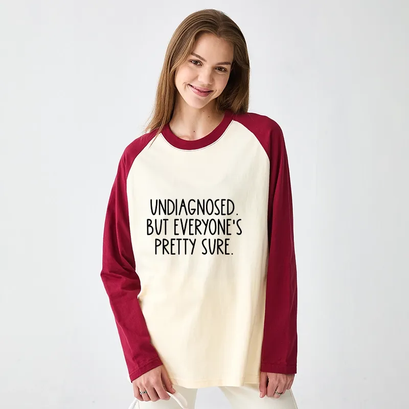 Tokyo-Tiger Self-diagnosed Illness Funny Raglan Long Sleeve T-shirt