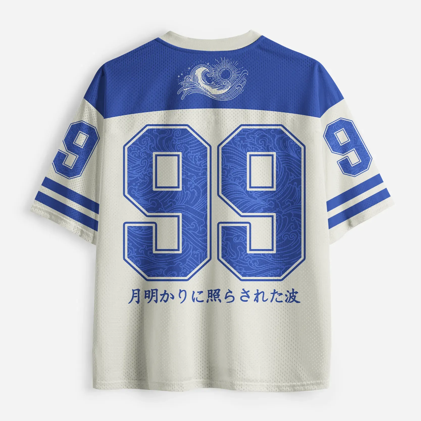 Tokyo-Tiger Waves Under The Starry Night Mesh Jersey