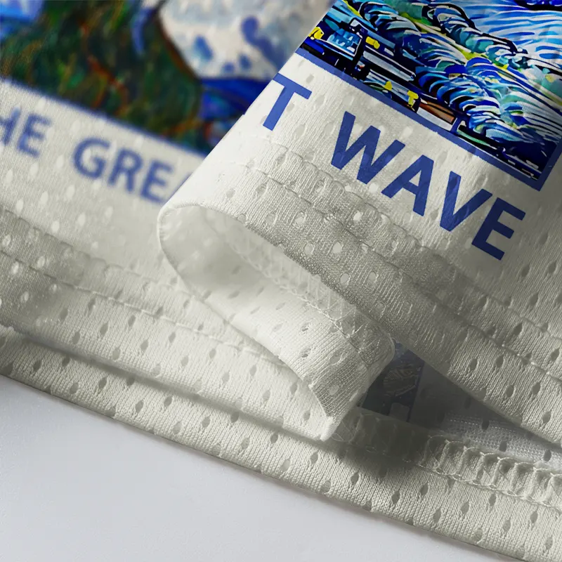 Tokyo-Tiger Waves Under The Starry Night Mesh Jersey