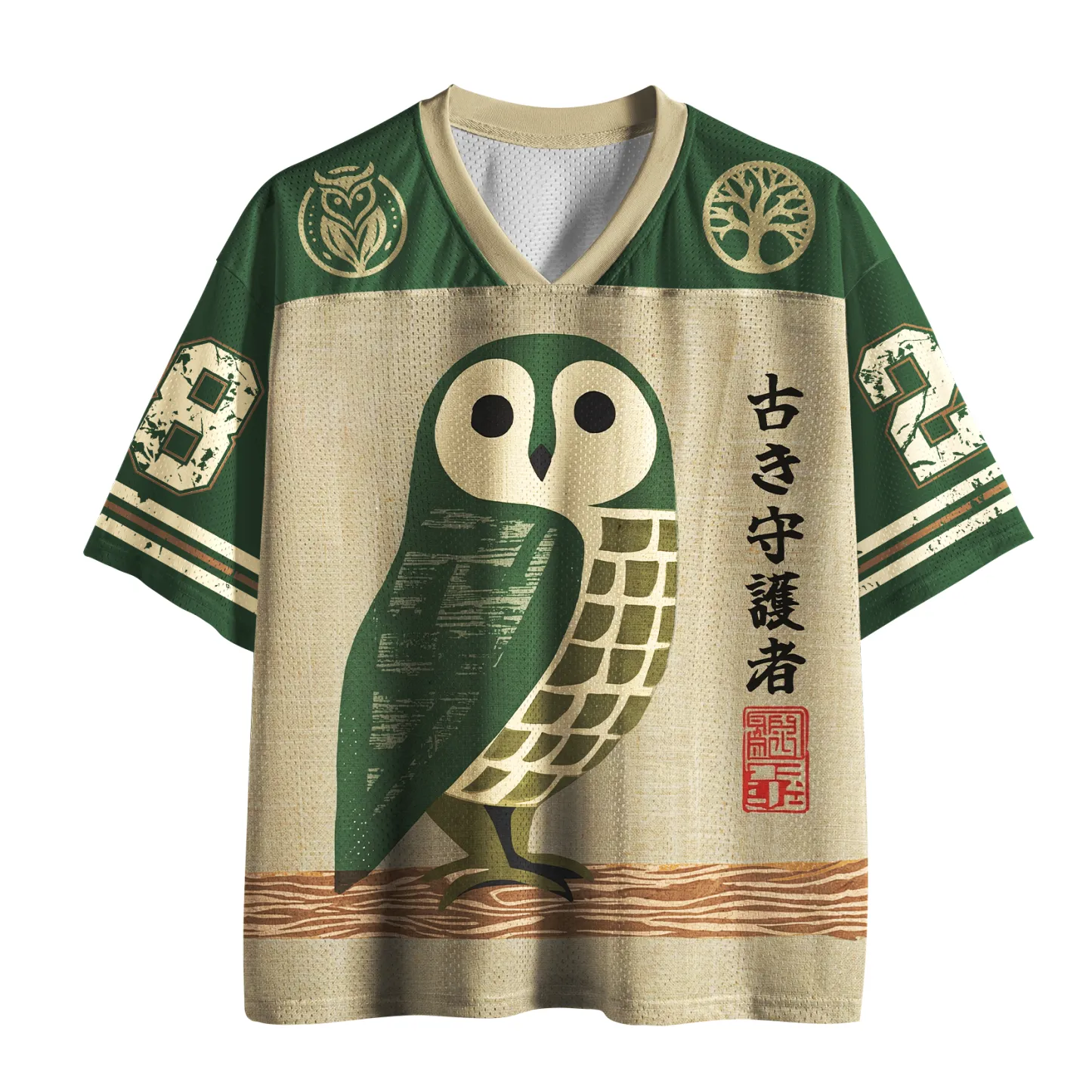 Tokyo-Tiger Ancient Guardian Mesh Jersey