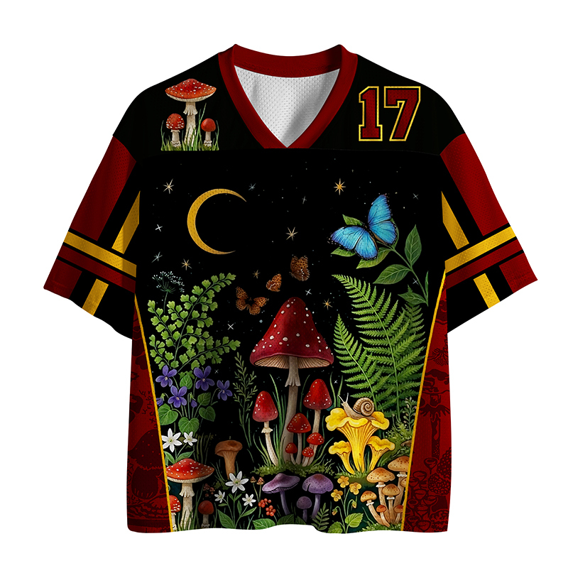 Tokyo-Tiger Forest Whimsy Mesh Jersey