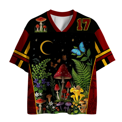 Tokyo-Tiger Forest Whimsy Mesh Jersey