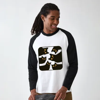 Tokyo-Tiger Cats Are Watching You Raglan Long Sleeve T-shirt