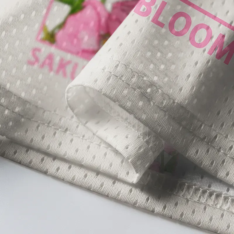 Tokyo-Tiger Beautiful Sakura In Full Bloom Mesh Jersey