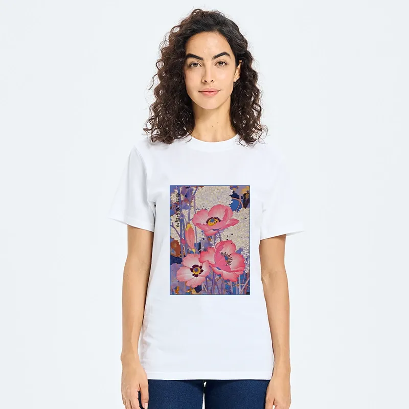 Tokyo-Tiger Vintage Japanese Poppy Art Classic T-Shirt