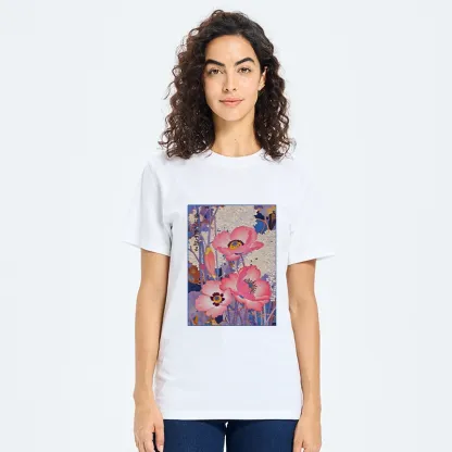 Tokyo-Tiger Vintage Japanese Poppy Art Classic T-Shirt