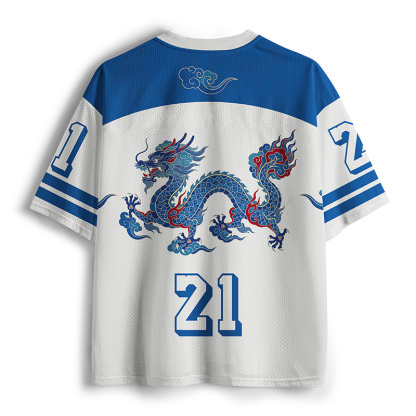 Tokyo-Tiger Dragons Of The Clouds Mesh Jersey