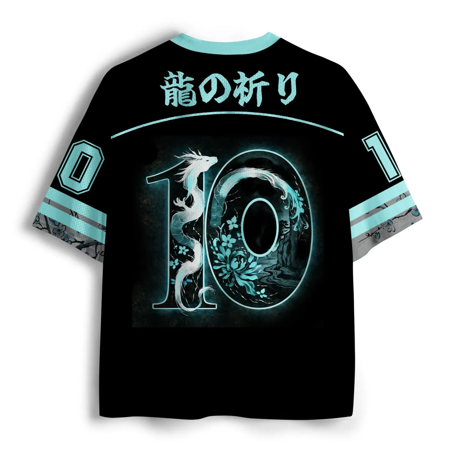 Tokyo-Tiger Lunar Dragon Bloom Mesh Jersey