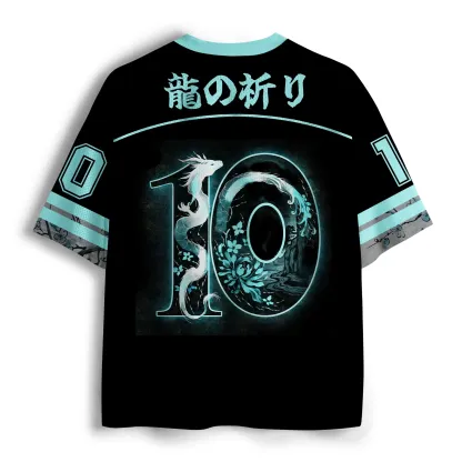 Tokyo-Tiger Lunar Dragon Bloom Mesh Jersey