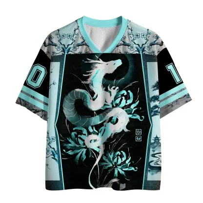 Tokyo-Tiger Lunar Dragon Bloom Mesh Jersey