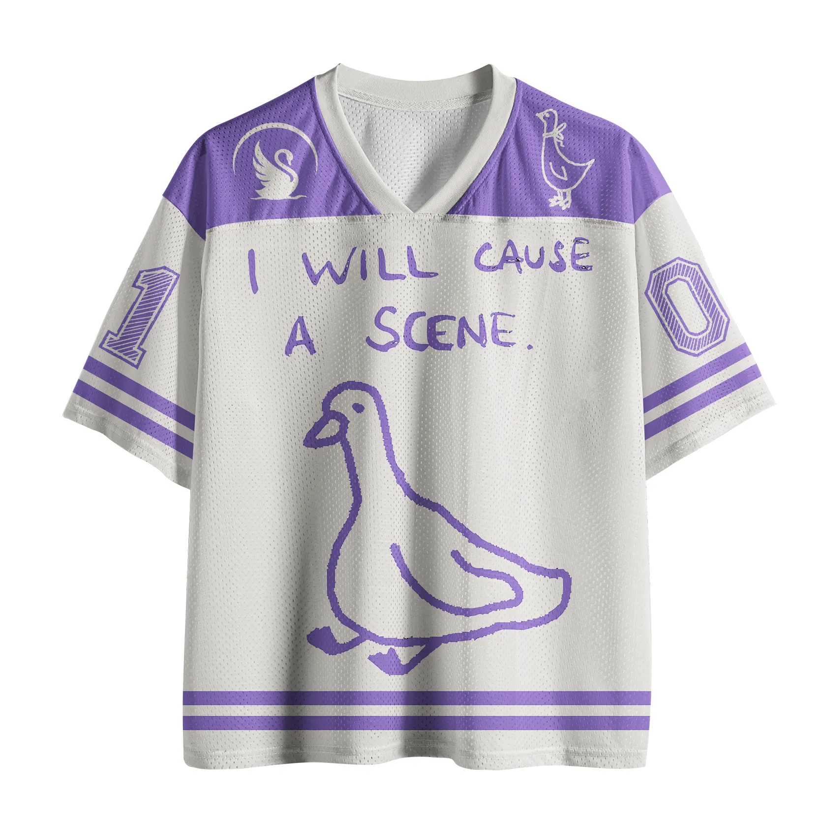 Tokyo-Tiger Stupid Goose Funny Japan Retro Mesh Jersey