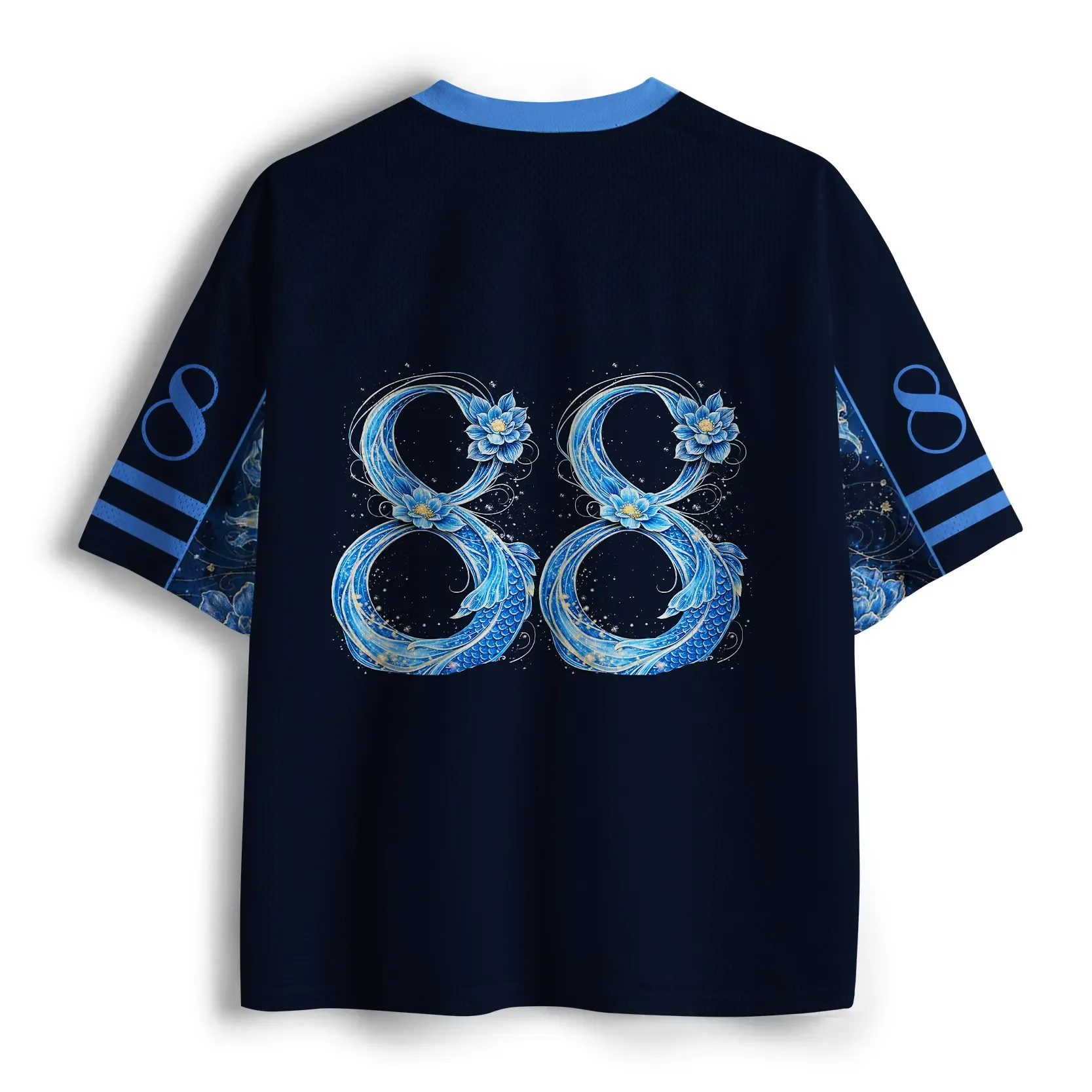 Tokyo-Tiger Koi Of The Moonlight Mesh Jersey