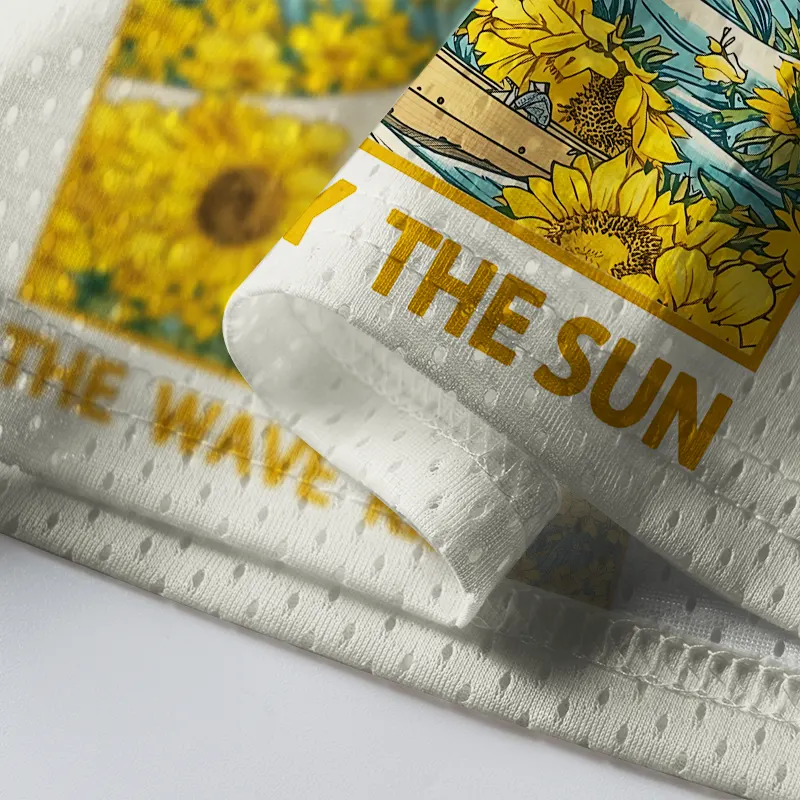 Tokyo-Tiger Golden Petal Wave Mesh Jersey