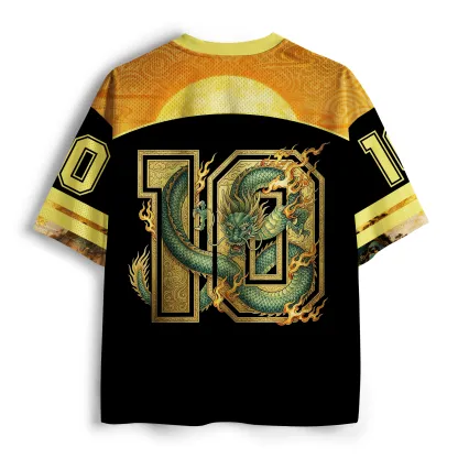 Tokyo-Tiger Sovereign Gold Dragon Mesh Jersey