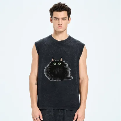 Tokyo-Tiger Cat's Approval Washed Tank