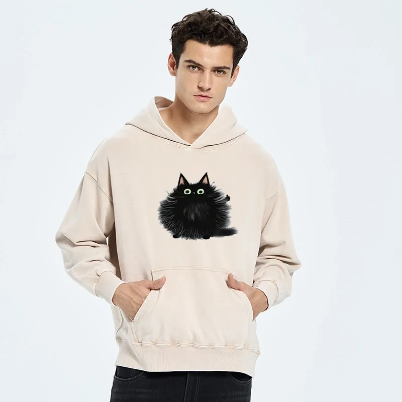 Tokyo-Tiger Cat's Approval Washed Hoodie