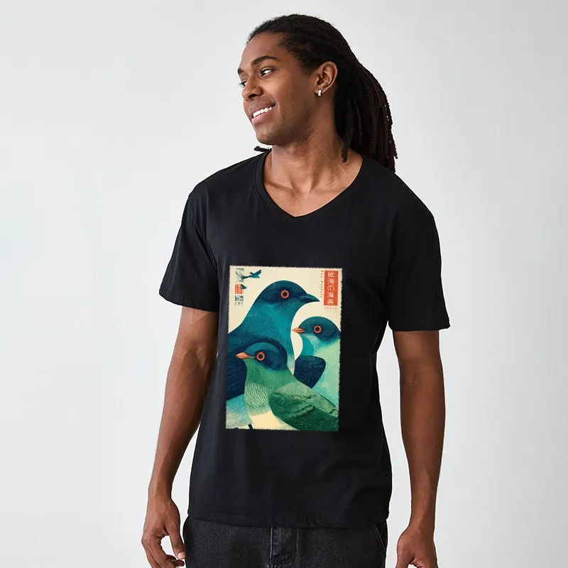 Tokyo-Tiger Petrels Of The Painted Sea V-Neck Classic T-Shirt