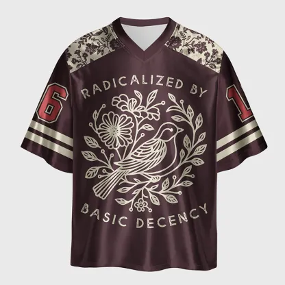 Tokyo-Tiger Pigeon That Was Moved One Glossy Oversized Jersey