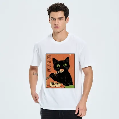 Tokyo-Tiger Japanese Style Sushi Cat Art Classic T-Shirt