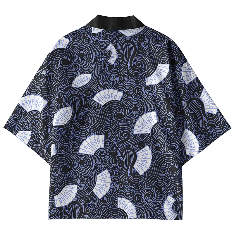 Tokyo-Tiger Wave Of Tradition Kimono Cardigan