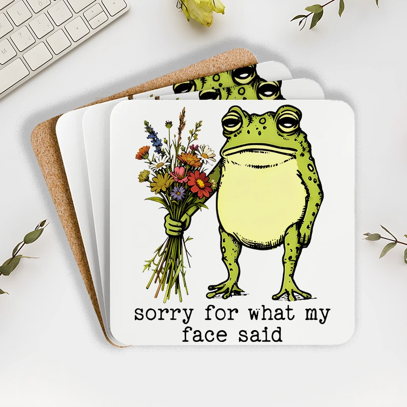 Tokyo-Tiger Frog Sorry Mode Activated Coaster