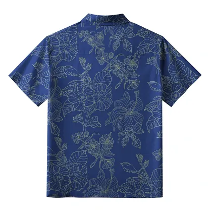 Tokyo-Tiger The Artistic Beauty Of Flowers Button-up Shirt