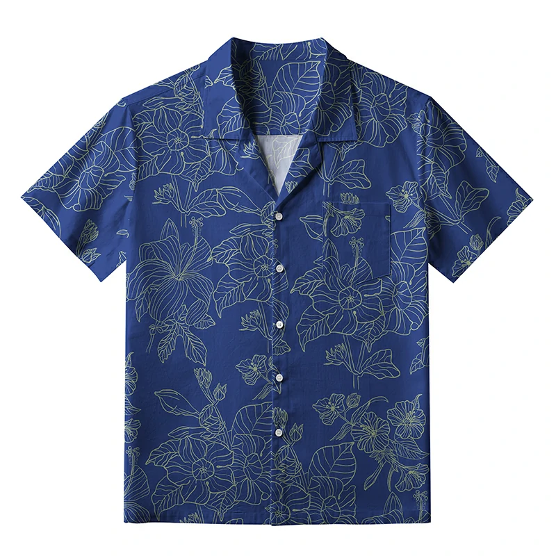 Tokyo-Tiger The Artistic Beauty Of Flowers Aloha Hawaiian Shirt
