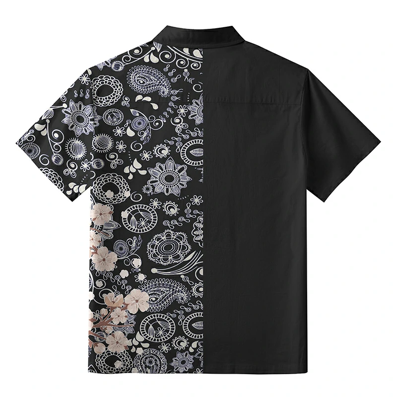 Tokyo-Tiger Half Of The Flower Aloha Hawaiian Shirt