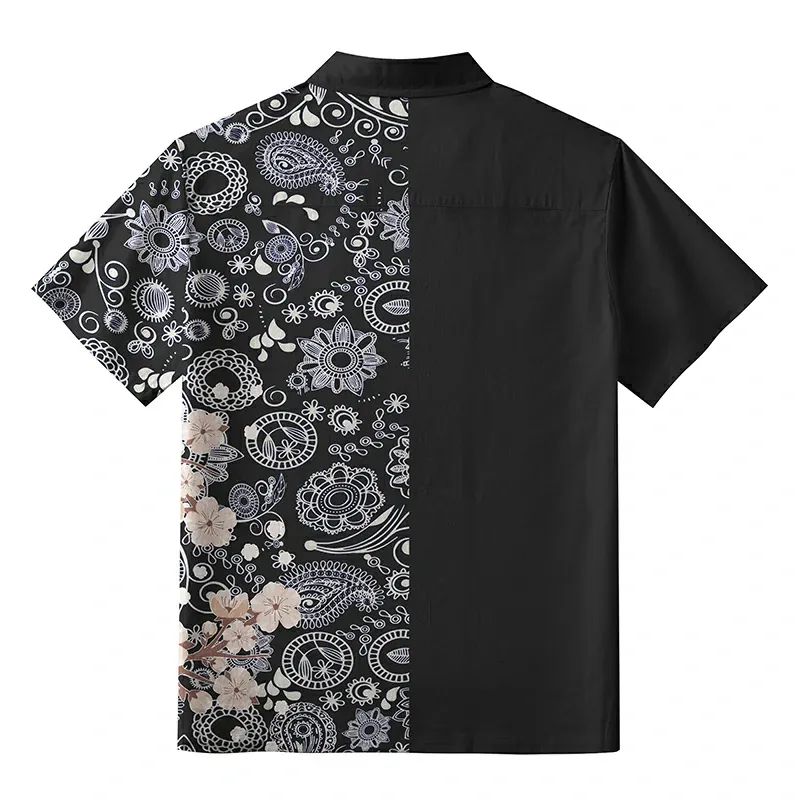 Tokyo-Tiger Half Of The Flower Aloha Hawaiian Shirt