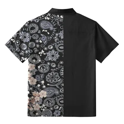 Tokyo-Tiger Half Of The Flower Aloha Hawaiian Shirt
