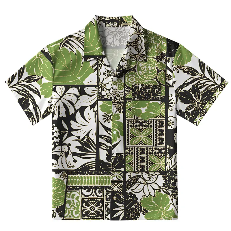 Tokyo-Tiger Tropical Plant Hawaiian Shirt