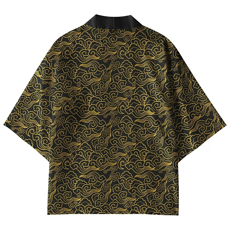 Tokyo-Tiger Golden Clouds Kimono Cardigan