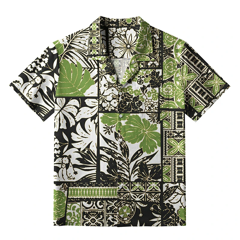 Tokyo-Tiger Tropical Plant Hawaiian Shirt