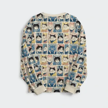 Tokyo-Tiger Many Cats Are Watching You Family Pajama Sets