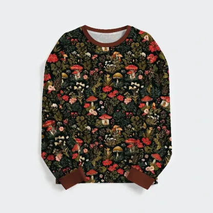 Tokyo-Tiger Enchanted Forest Mushroom Family Pajama Sets