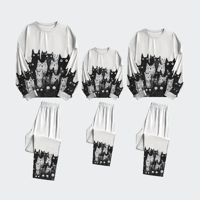 Tokyo-Tiger The Judgmental Stare Of Catsa Family Pajama Sets