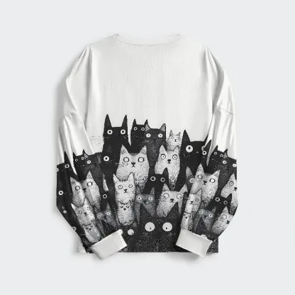 Tokyo-Tiger The Judgmental Stare Of Catsa Family Pajama Sets